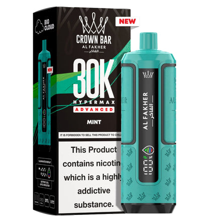 Kit jetable prérempli AL Fakher Crown Bar 30K Hypermax