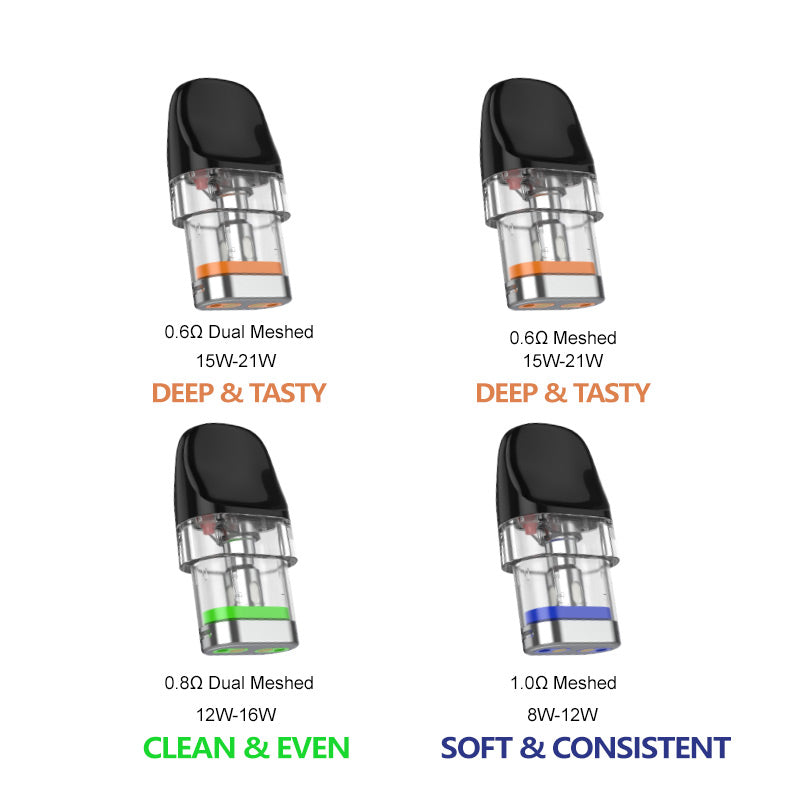 Cartouche SMOK Novo Pod SLR 2.0 pour Novo Axis, kit Novo Axis EZ 2ml (3 pièces/paquet)