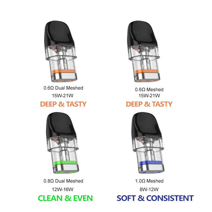 Cartouche SMOK Novo Pod SLR 2.0 pour Novo Axis, kit Novo Axis EZ 2ml (3 pièces/paquet)