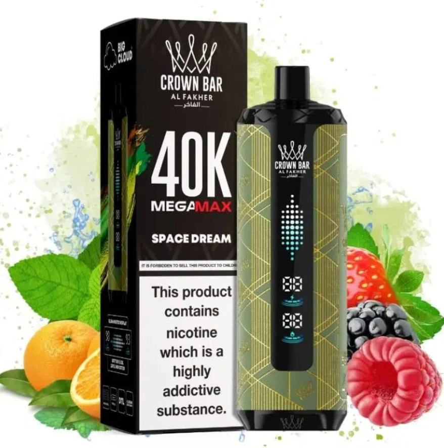 Kit jetable AL Fakher Crown Bar Mega Max 40K 40000 Puffs