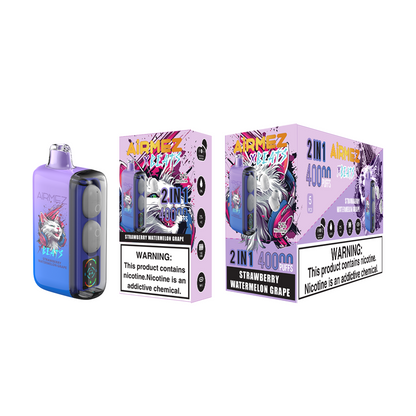Kit jetable AiRMEZ Xbeats 50000 50K Puffs avec écouteurs TWS