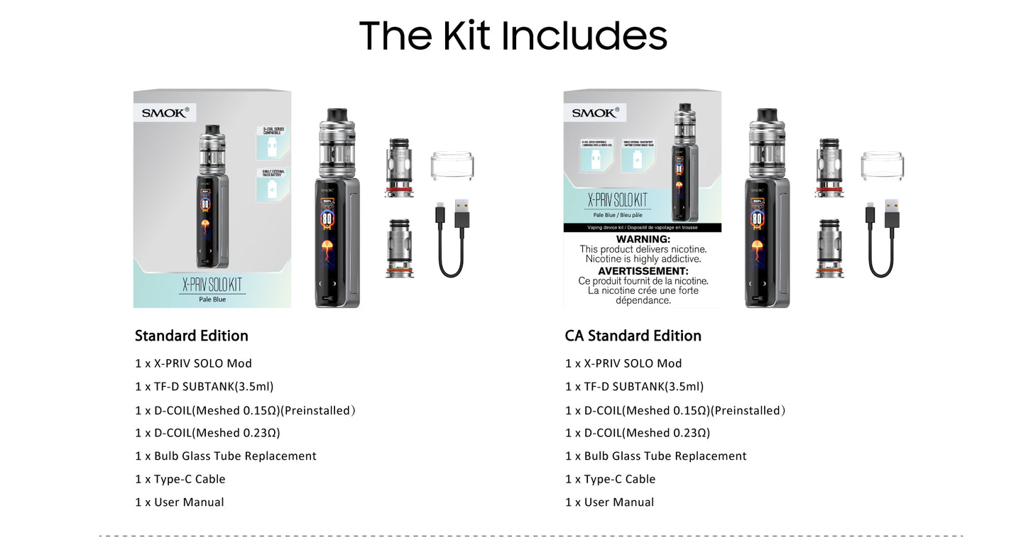 Kit SMOK X-Priv Solo 80W