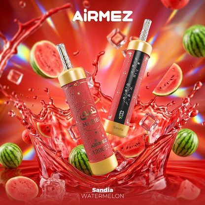 Kit jetable rechargeable Airmez HABIBI 120K 120000 Puffs Shisha Hookah