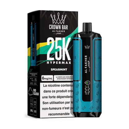 Kit jetable AL Fakher Crown Bar 25K Hypermax (25000 Puffs)