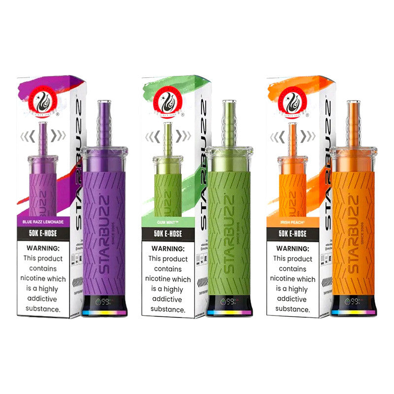 Kit jetable Starbuzz 50K E-Hose 40ml (50000 Puffs)