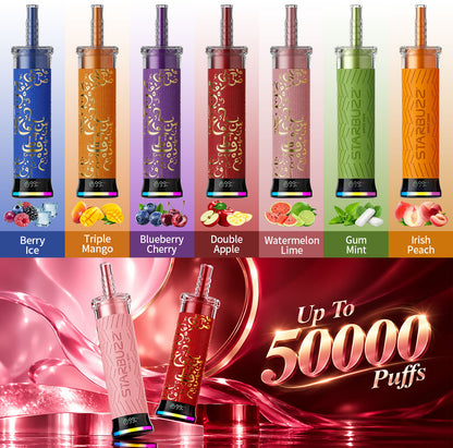 Kit jetable Starbuzz 50K E-Hose 40ml (50000 Puffs)