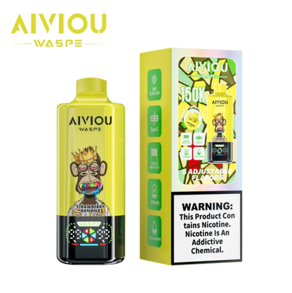 Kit jetable rechargeable WASPE Aiviou 150K 150000 Puffs 6in1