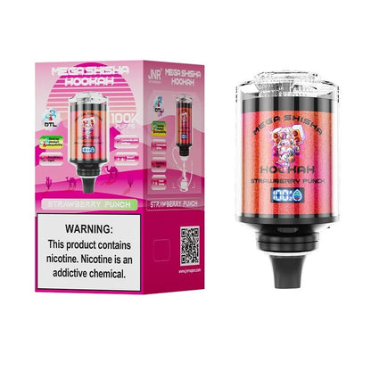 Kit jetable rechargeable JNR Mega Shisha Hookah 100K 60ml