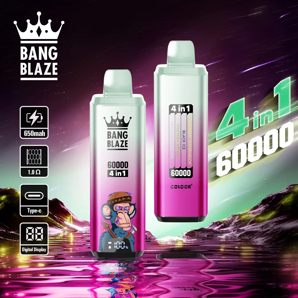 Kit jetable rechargeable Bang Blaze 4IN1 60000 Puffs