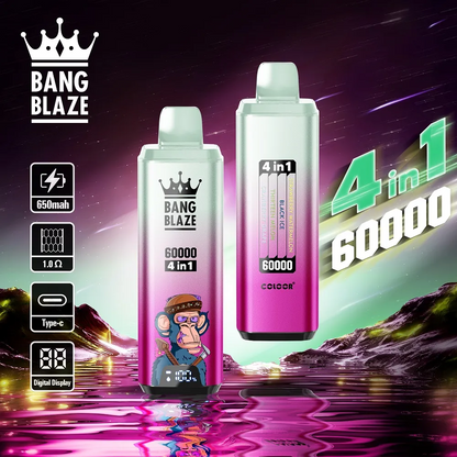 Kit jetable rechargeable Bang Blaze 4IN1 60000 Puffs