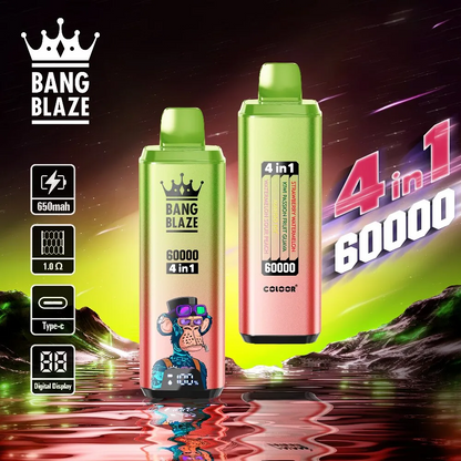 Kit jetable rechargeable Bang Blaze 4IN1 60000 Puffs