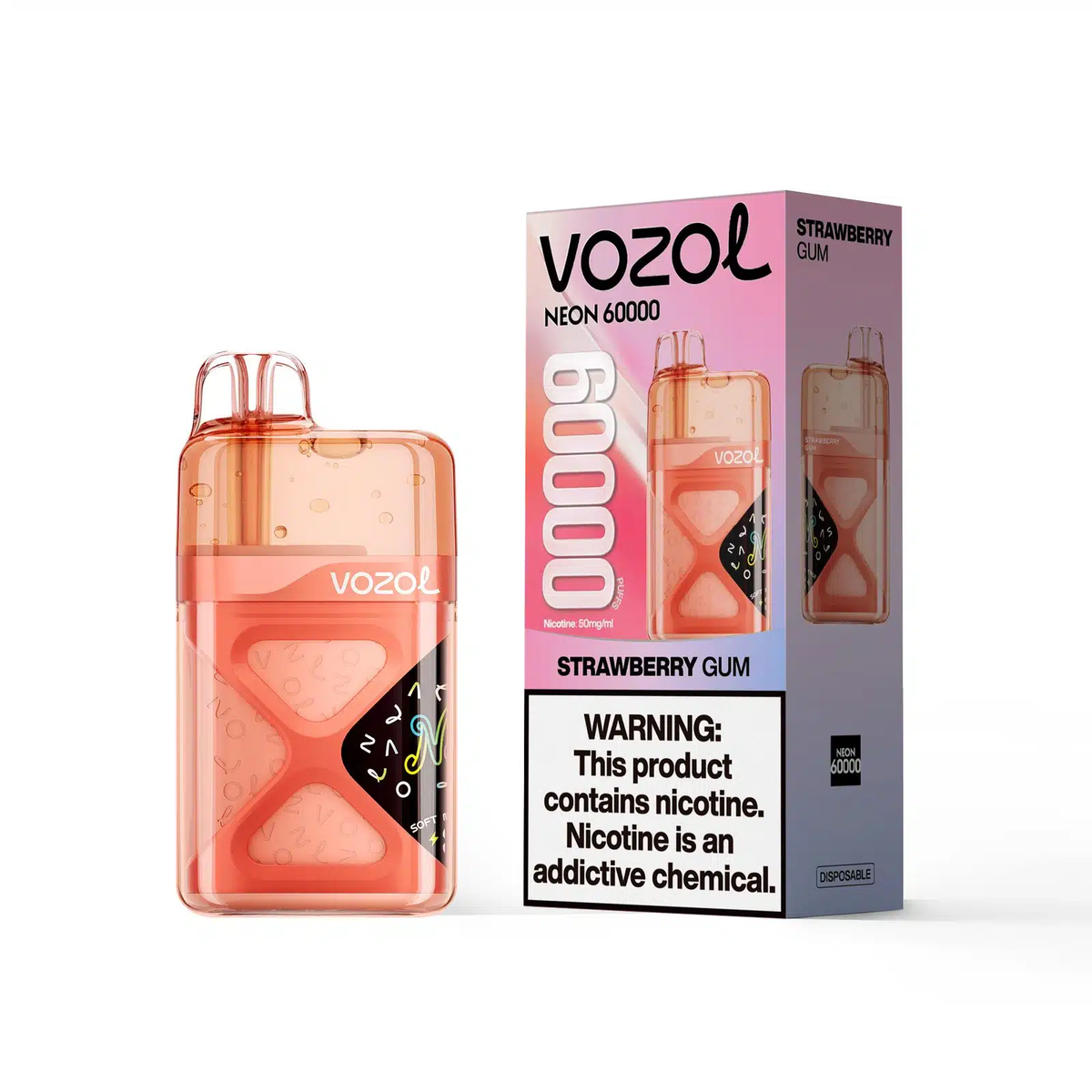 Kit jetable rechargeable VOZOL NEON 60K 60000 Puffs