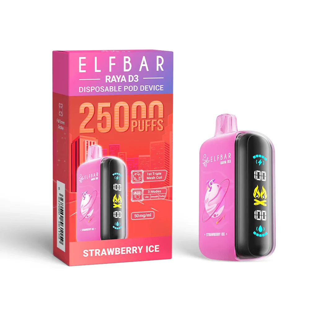 Kit jetable ELF BAR Raya D3 25000 Puffs