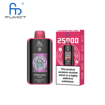 [Clearance Sale] Kit jetable rechargeable Fumot Randm Tornado 25000 25K Puffs (Touch Button)