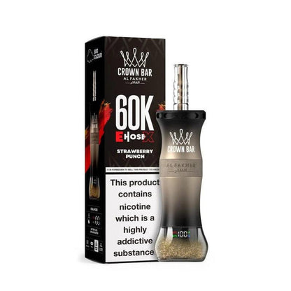 Kit jetable AL Fakher Crown Bar 60K 60000 Puffs E-Hose X