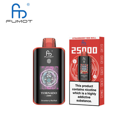 [Clearance Sale] Kit jetable rechargeable Fumot Randm Tornado 25000 25K Puffs (Touch Button)