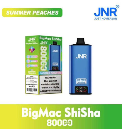 Kit jetable JNR BIG MAC Shisha 80K 80000 Puffs