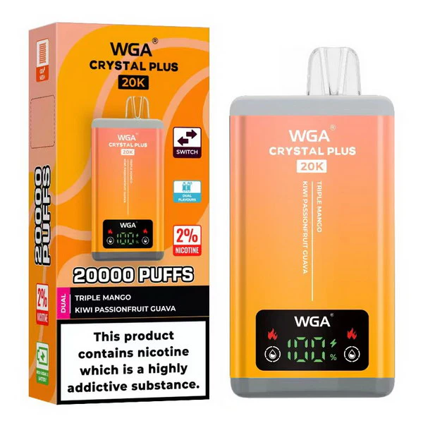 Kit jetable rechargeable WGA Crystal Plus 20000 Puffs 2-in-1