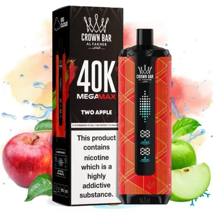 Kit jetable AL Fakher Crown Bar Mega Max 40K 40000 Puffs