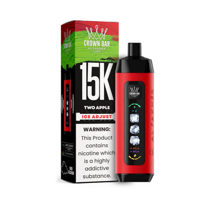 Kit jetable AL Fakher Crown Bar 15K Ice Adjust (15000 Puffs)