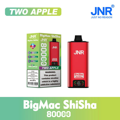 Kit jetable JNR BIG MAC Shisha 80K 80000 Puffs
