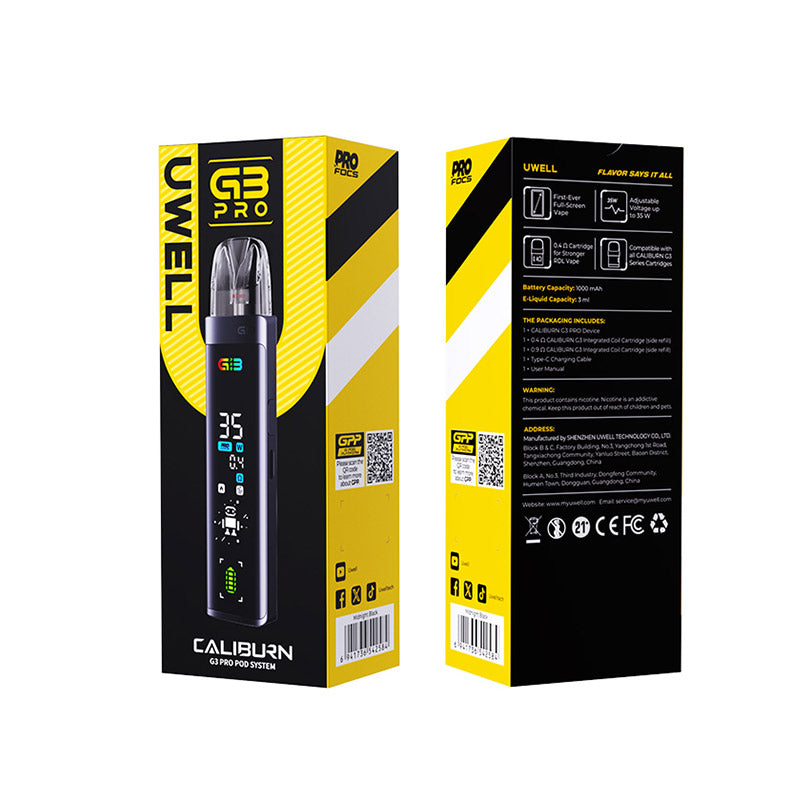 Kit UWELL Caliburn G3 Pro 1000mAh