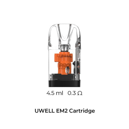 Cartouche de pod Uwell EM2 4,5 ml 2 pièces/paquet