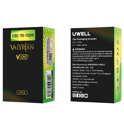 Uwell V-Coil Platform pour atomiseur Valyrian 2 / Valyrian 2 Pro / Valyrian 3 / Valyrian 4 (2 pièces/paquet)
