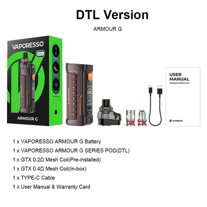 Kit Vaporesso Armour G 80W Pod Mod