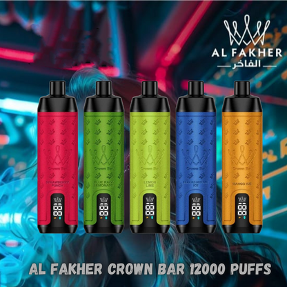 Kit jetable AI Fakher Crown Bar 12000 Bouffées Shisha Hookah