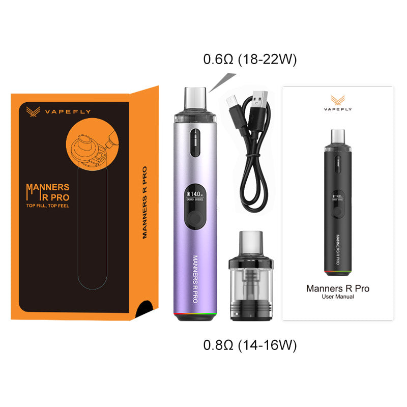 Kit Pod Vapefly Manners R PRO 1100mAh 2ml