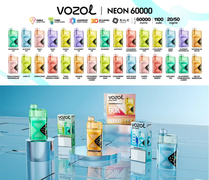 Kit jetable rechargeable VOZOL NEON 60K 60000 Puffs
