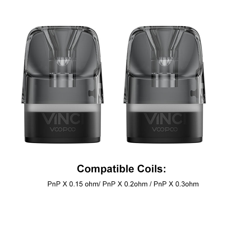 Cartouche vide VOOPOO VINCI PnP X pour kit VINCI E120 5ml (2 pièces/paquet)