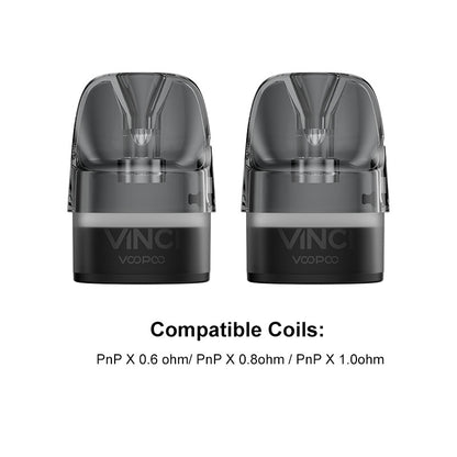 Cartouche vide VOOPOO VINCI PnP X pour kit VINCI E120 5ml (2 pièces/paquet)