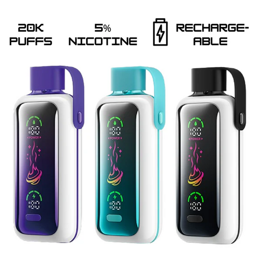 Vozol Star 20000 Puffs Dual Power Vape jetable rechargeable