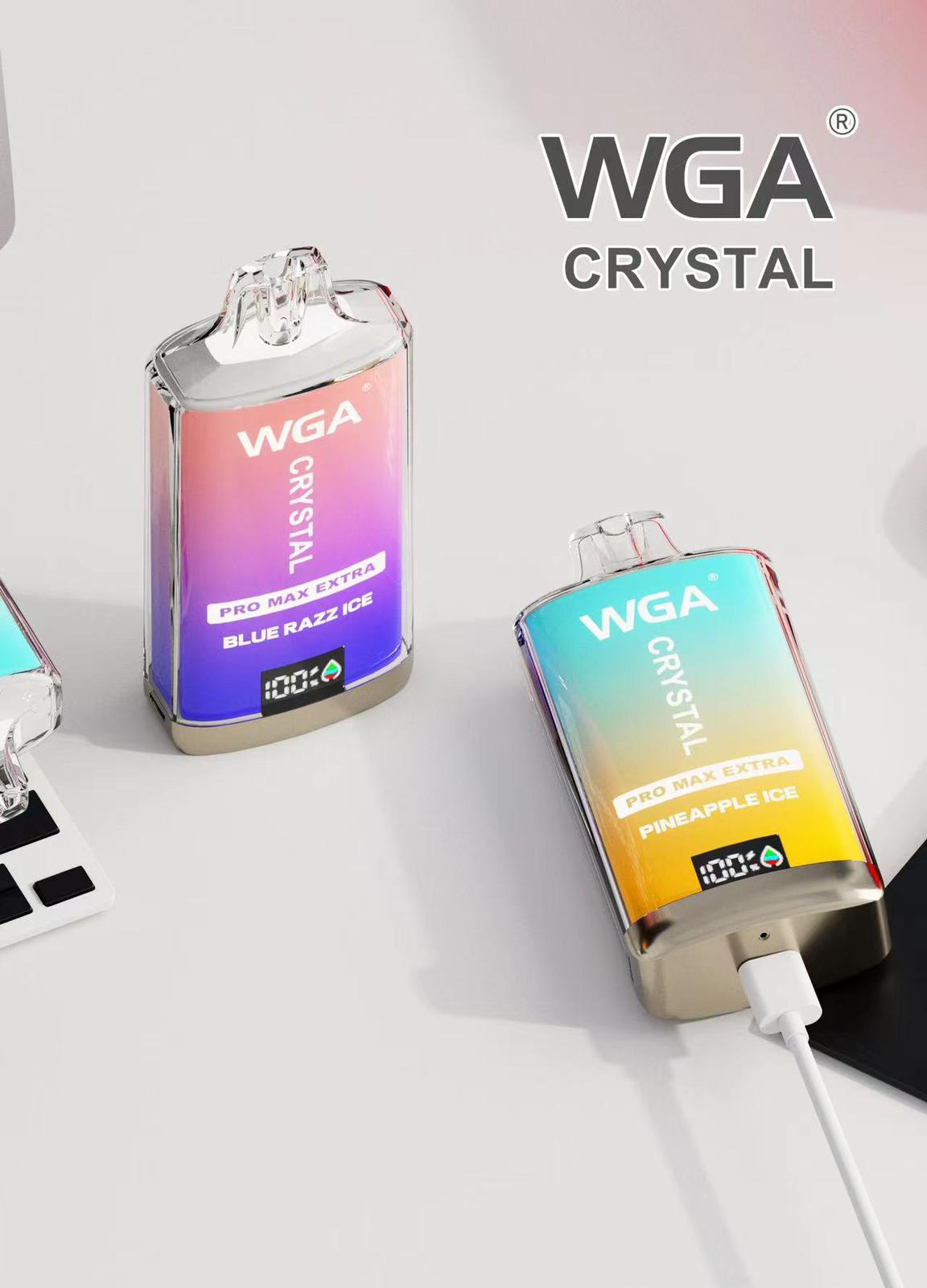 Kit jetable WGA Crystal Pro Max Extra 15000 Puffs