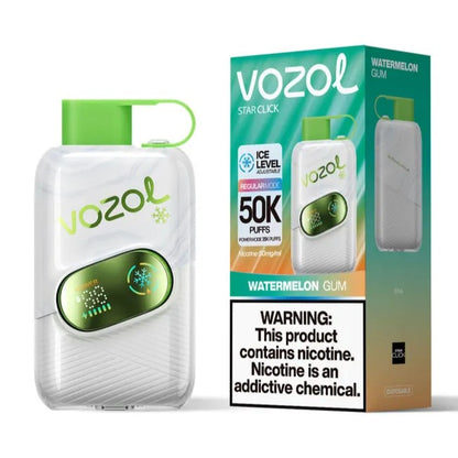 Kit jetable rechargeable Vozol Star Click 50K Puffs (50000 Puffs)