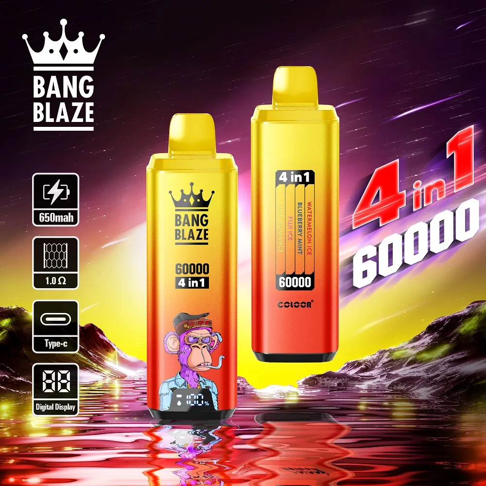 Kit jetable rechargeable Bang Blaze 4IN1 60000 Puffs