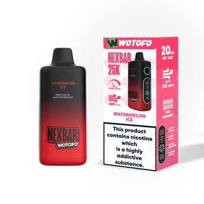 Kit jetable Wotofo Nexbar 25K 25000 Puffs