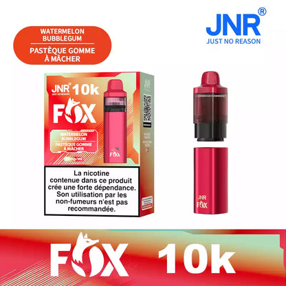 Kit jetable prérempli JNR Fox 10000 Puffs