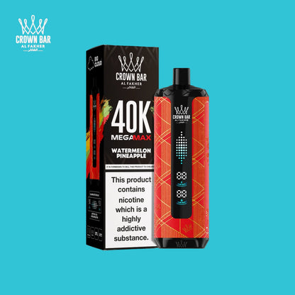 Kit jetable AL Fakher Crown Bar Mega Max 40K 40000 Puffs