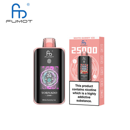 [Clearance Sale] Kit jetable rechargeable Fumot Randm Tornado 25000 25K Puffs (Touch Button)