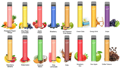 [Offre spéciale] YUMI Bar 1500 PUFF Cigarette électronique jetable kit 850mAh 4.8ml (20mg)