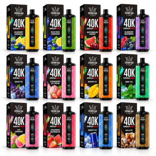 Kit jetable AL Fakher Crown Bar Mega Max 40K 40000 Puffs