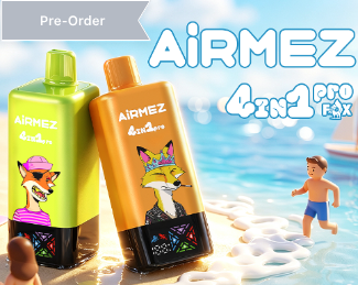 Kit jetable AiRMEZ Fox 4in1 120K Pro 60ml (120 000 Puffs)