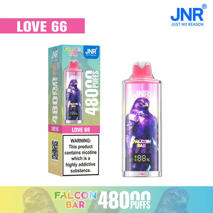 Kit jetable rechargeable JNR Falcon Bar 48000 Puffs