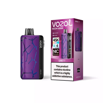 Kit jetable prérempli Vozol Neon 45000 Puffs 24 ml (45K Puffs)