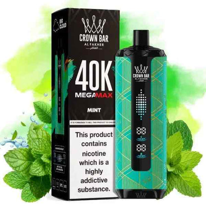 Kit jetable AL Fakher Crown Bar Mega Max 40K 40000 Puffs