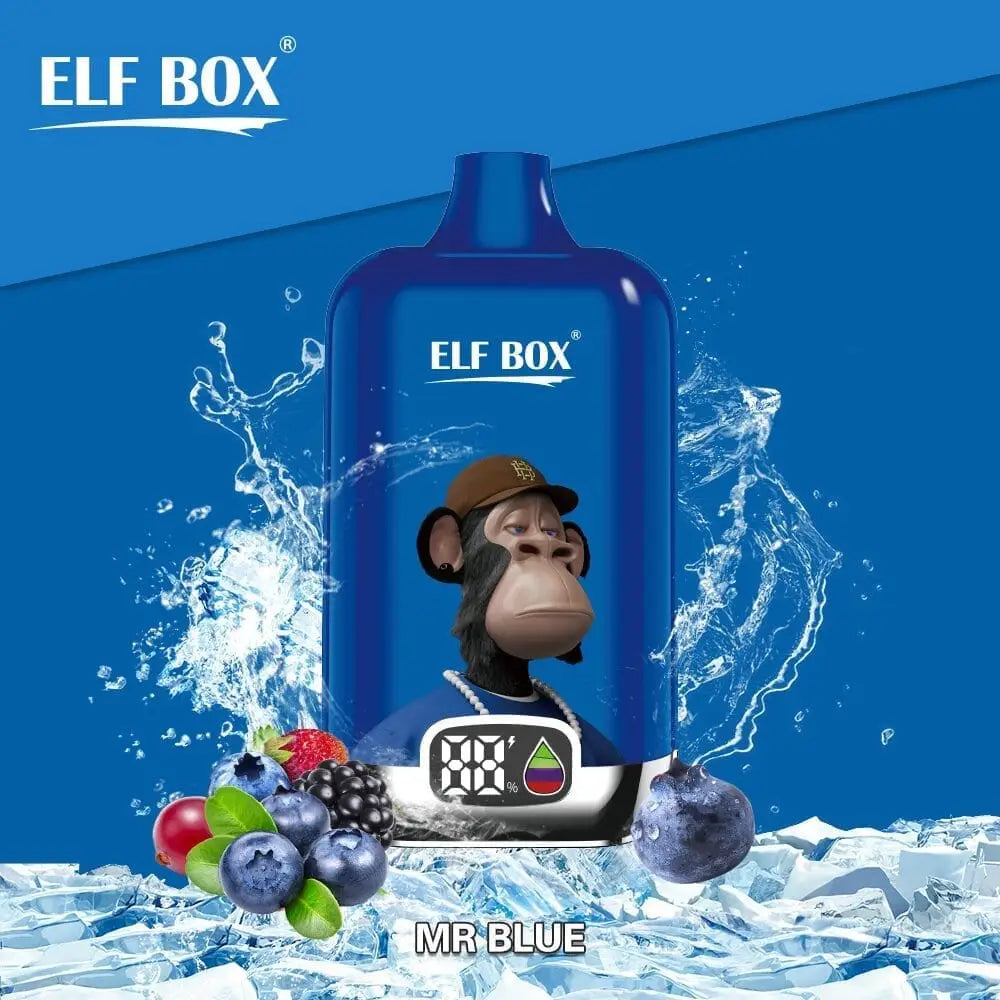 Kit jetable ELF BOX Digital 12000 Puffs