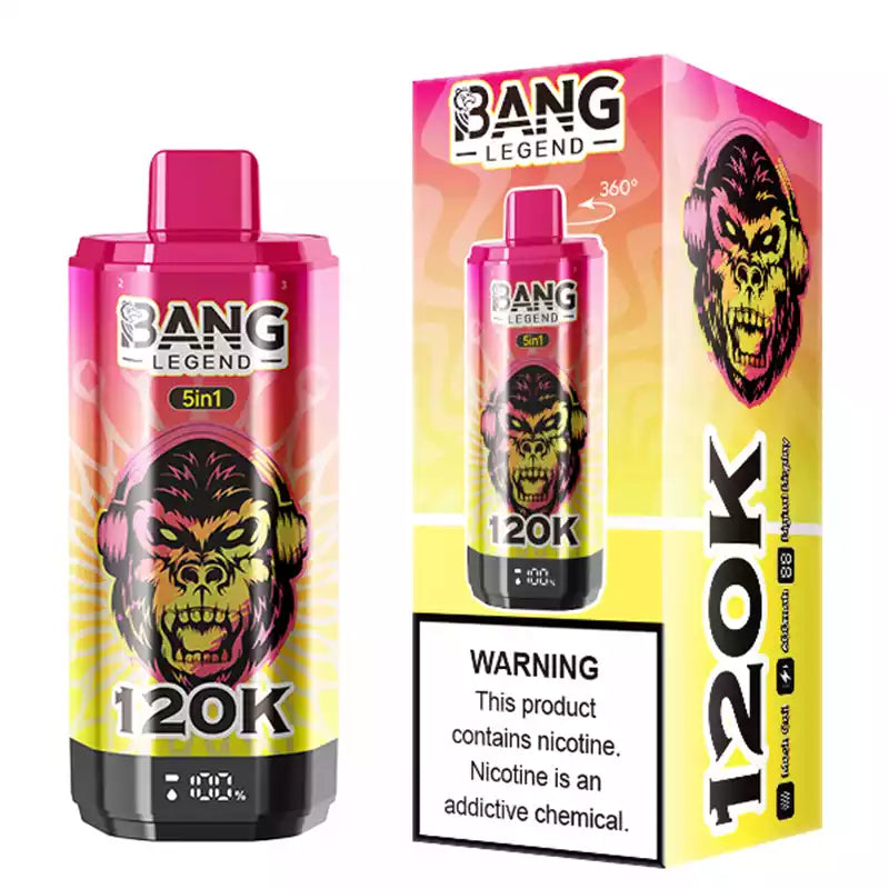 Kit jetable Bang Legend 120000 120K Puffs 5in1 Soldes Pas Cher | fr.vapormo.com frvapormo Kit jetable Bang Legend 120000 120K Puffs 5in1 Soldes Pas Cher | fr.vapormo.com frvapormo